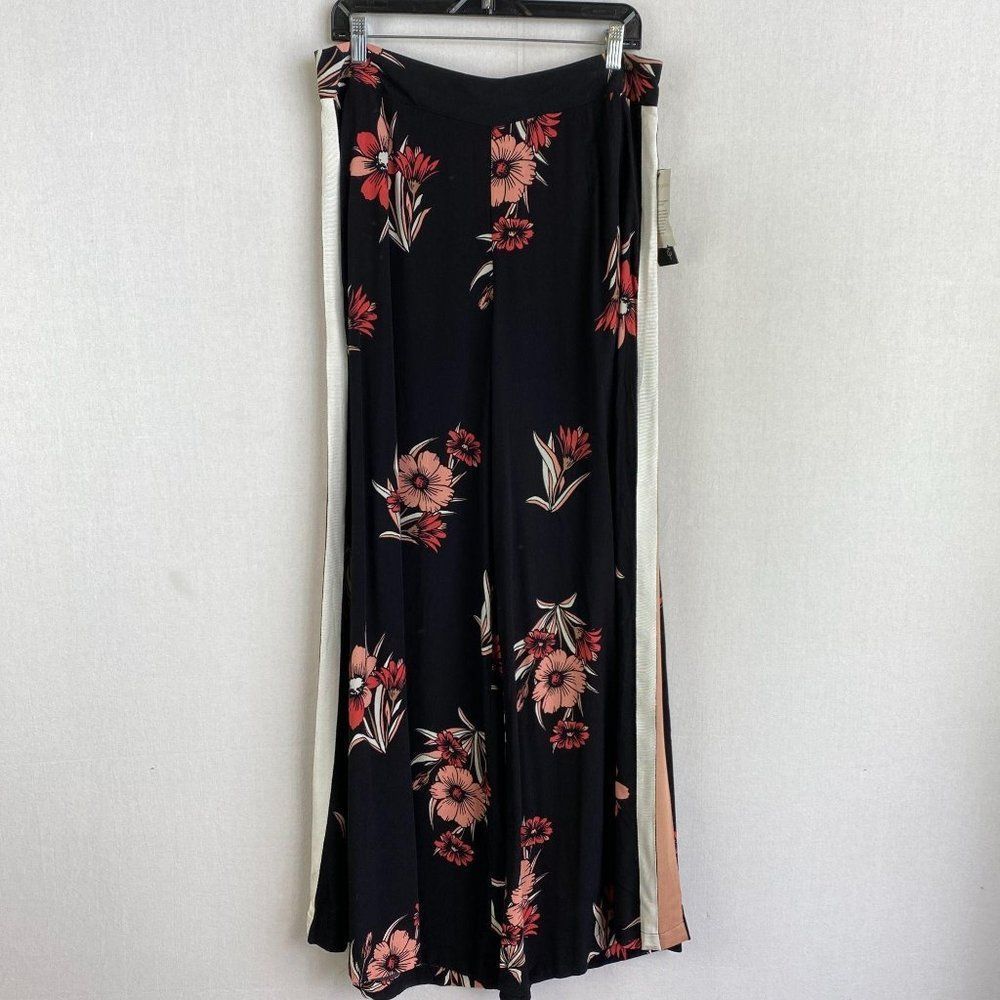 EVA LONGORIA Floral Print Loose Pant NWT